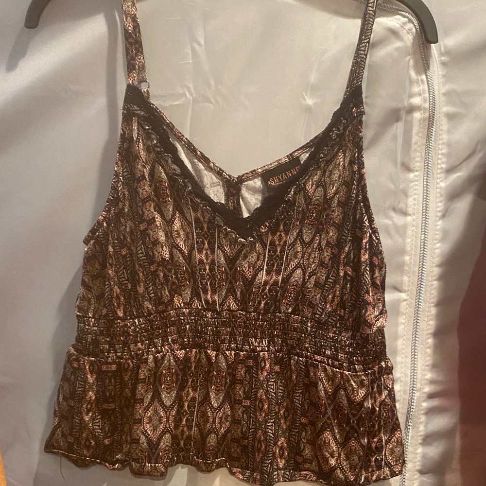 Shyanne Camisole in Black and Brown